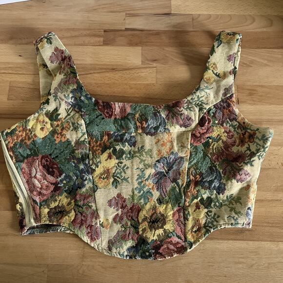 Cider Tops - CIDER GRANDMA'S VINEYARD FLORAL TOP size M NWT